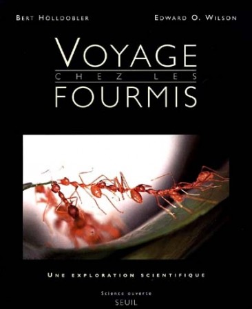 Couverture du livre "Voyage chez les fourmis" de Bert Hölldobler et Edward O. Wilson, 1996