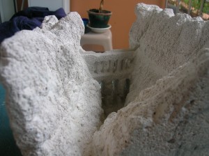 Vue plongeante de l'arrière vers le pont, DOW-O-KAN (seconde fourmilère d'albancocololo)