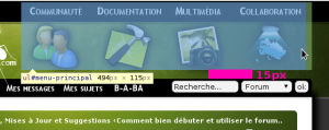 Vos problèmes liés à l'utilisation du site : bug..., menu.png