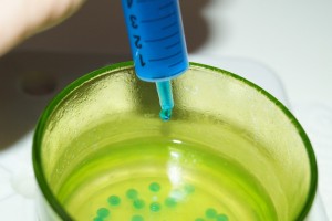 Billes, [Tutoriel] Sphères de liquide sucré/pseudo miellat