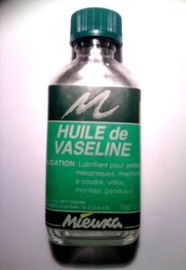 Huile de vaseline mécanique utilisée comme anti-évasion., Anti-évasion pas très cher !