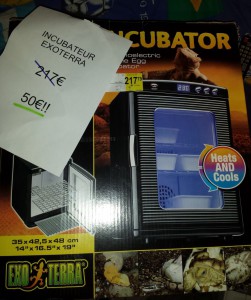 Incubateur Exoterra en réduction, 