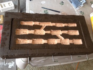 Première couche peinture, Nid mural (tutoriel)