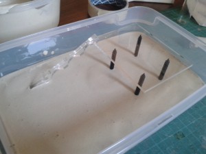 ADC, Premier nid plexiglas simple