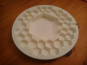 Nid &quot;Bee-disc&quot;, Nid Impression 3D Messor barbarus