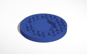 Vue 3D, Nid Impression 3D Messor barbarus