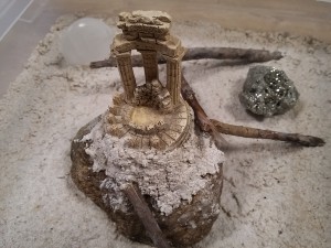Le tholos vu de face, ADC "ruines et minéraux"