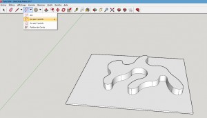 Arc 2 points., Première fourmilière 3D
