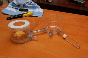 Exemple d'assemblage des deux modules. Il y a trois raccords : un pour le tube de fondation, un autre pour mettre un tube propre si l'envie ou le besoin de déménager leur prend (réserve d'eau vide par exemple), et un autre pour ajouter une ADC supplémentaire ou un nid., [Tuto] Adc modulable pour tube de fondation