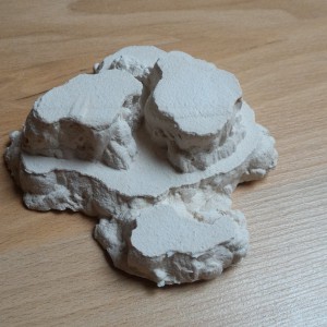 Après démoulage., [Tutoriel] Fourmilières moulées en mortier bâtard (plastique ou verre)