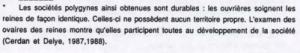 Extrait  étude de Cerdan et Provost (1989) à propos des résultats de l'étude de Cerdan et Délye (1988), (Debunk) Messor barbarus