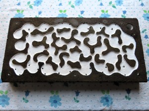 Aperçu de l'habitacle une <br />fois peint, lissé et perforé., Mon nouveau nid pour Pheidole flaveria.
