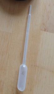 Pipette à découper, 