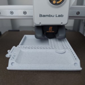 Début impression., Nid en impression 3D/platre