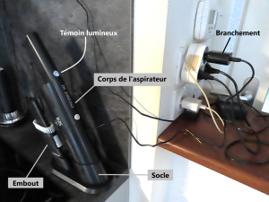 Mise en recharge., L'aspirateur de l'I-D-É-MYR.