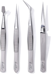 Exemple de pinces de précision que j'ai (les miennes sont beaucoup moins belles !), Tuer les insectes nourriciers me dérange