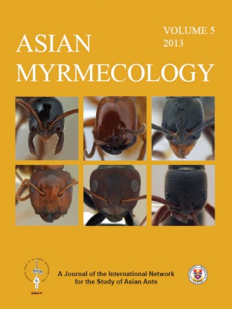 Livre "Asian Myrmecology", 2013